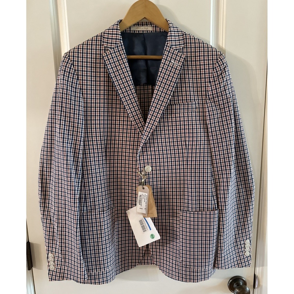 Maestrami Made in Italy Blazer – Men's EU 50 (US 40) –‎ Cotton, Check pattern